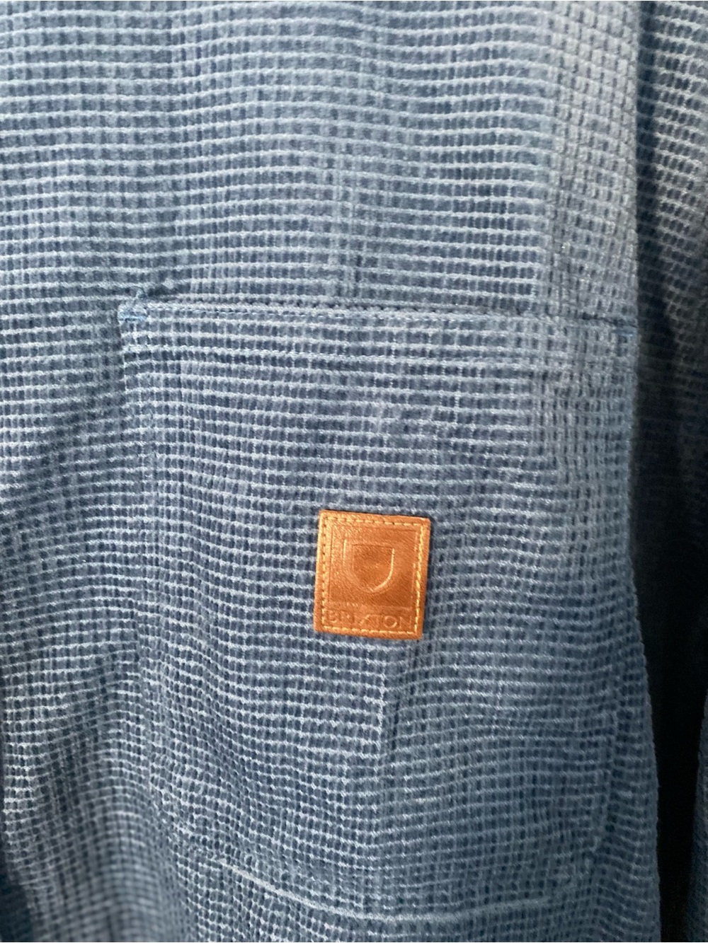 Brixton Porter waffle corduroy overshirt L - Picture 4 of 7